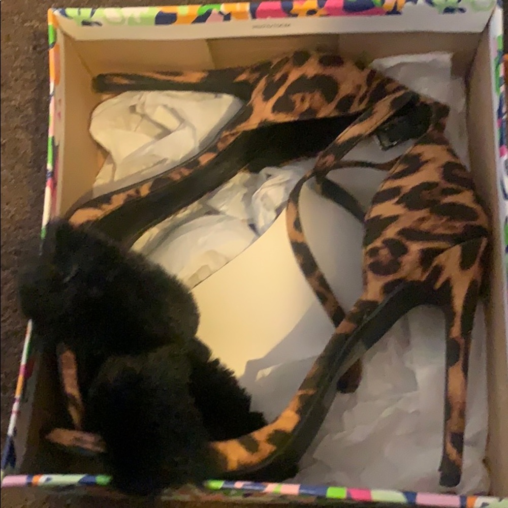 Leopard heels
